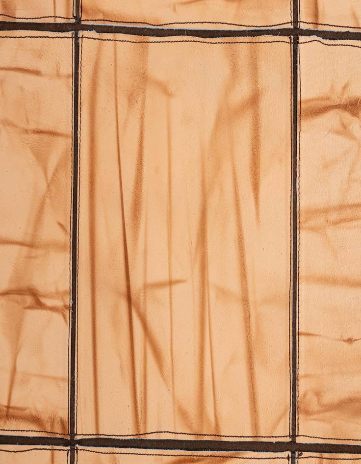 Detail image of  5' x 7' 11 Cowhide - Patchwork Rug