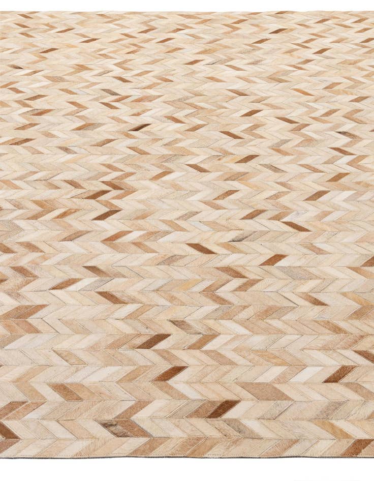 Detail image of  7' 11 x 10' 8 Cowhide - Patchwork Rug