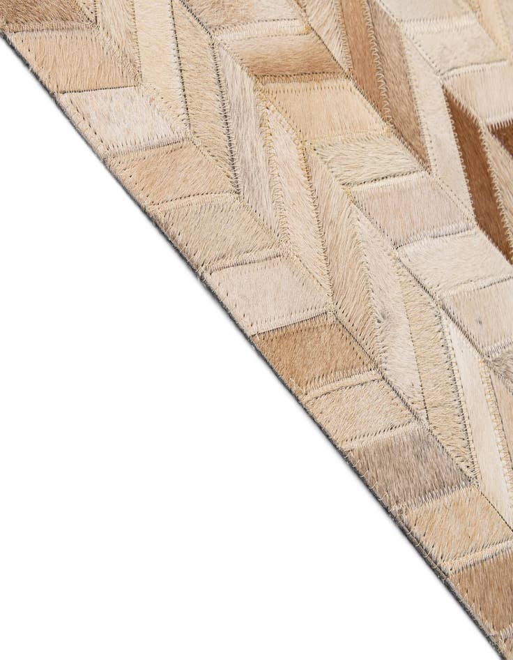 Detail image of  7' 11 x 10' 8 Cowhide - Patchwork Rug