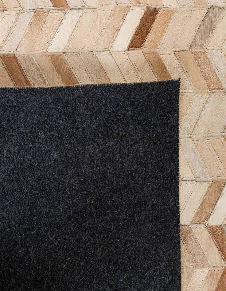 Detail image of  7' 11 x 10' 8 Cowhide - Patchwork Rug