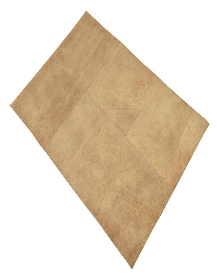Detail image of  2' x 3' Cowhide Leather Rug