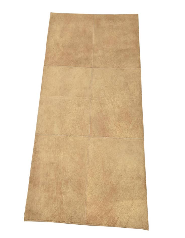 Detail image of  2' x 3' Cowhide Leather Rug