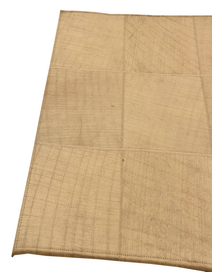 Detail image of  2' x 3' Cowhide Leather Rug