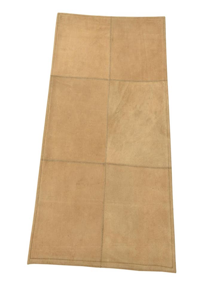 Detail image of  2' x 3' Cowhide Leather Rug