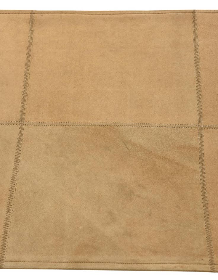 Detail image of  2' x 3' Cowhide Leather Rug