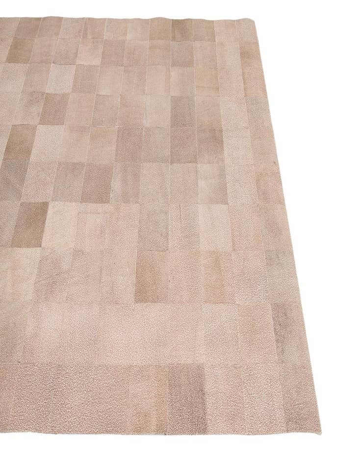 Detail image of  5' x 7' 10 Cowhide Leather Rug