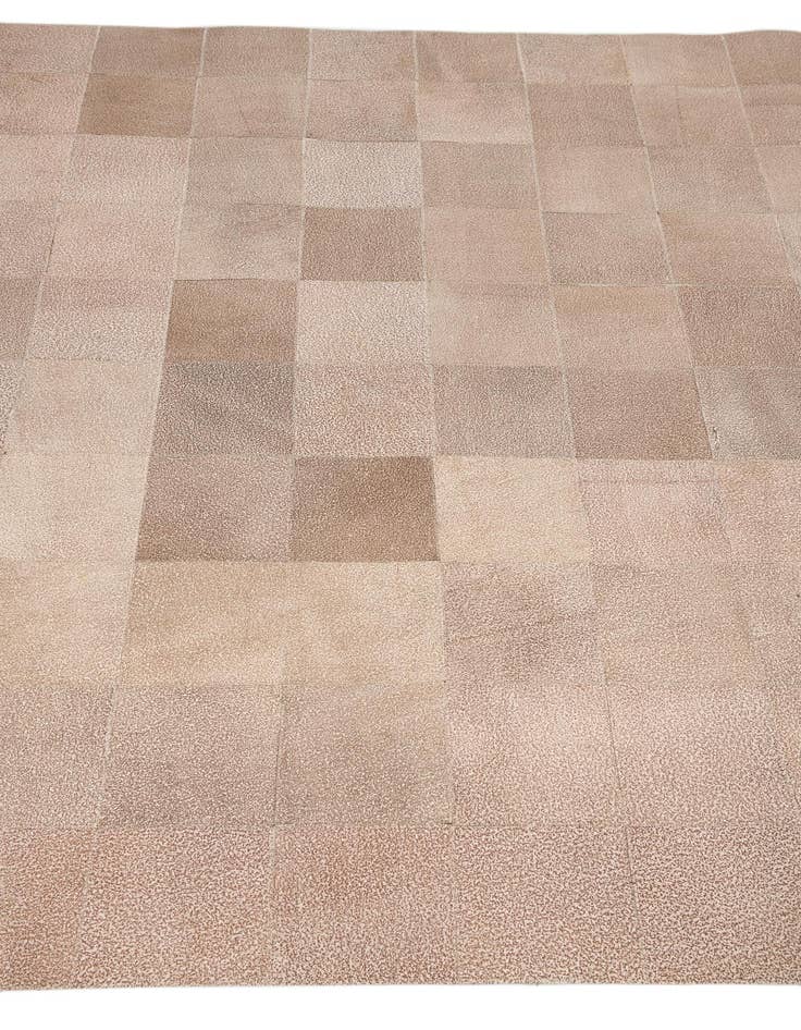 Detail image of  5' x 7' 10 Cowhide Leather Rug