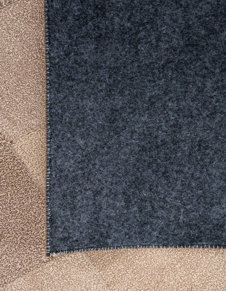 Detail image of  5' x 7' 10 Cowhide Leather Rug