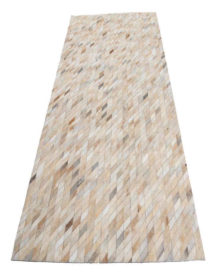 Detail image of  5' 2 x 8' Cowhide Leather Rug