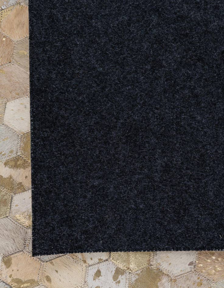 Detail image of  5' 2 x 8' Cowhide Leather Rug