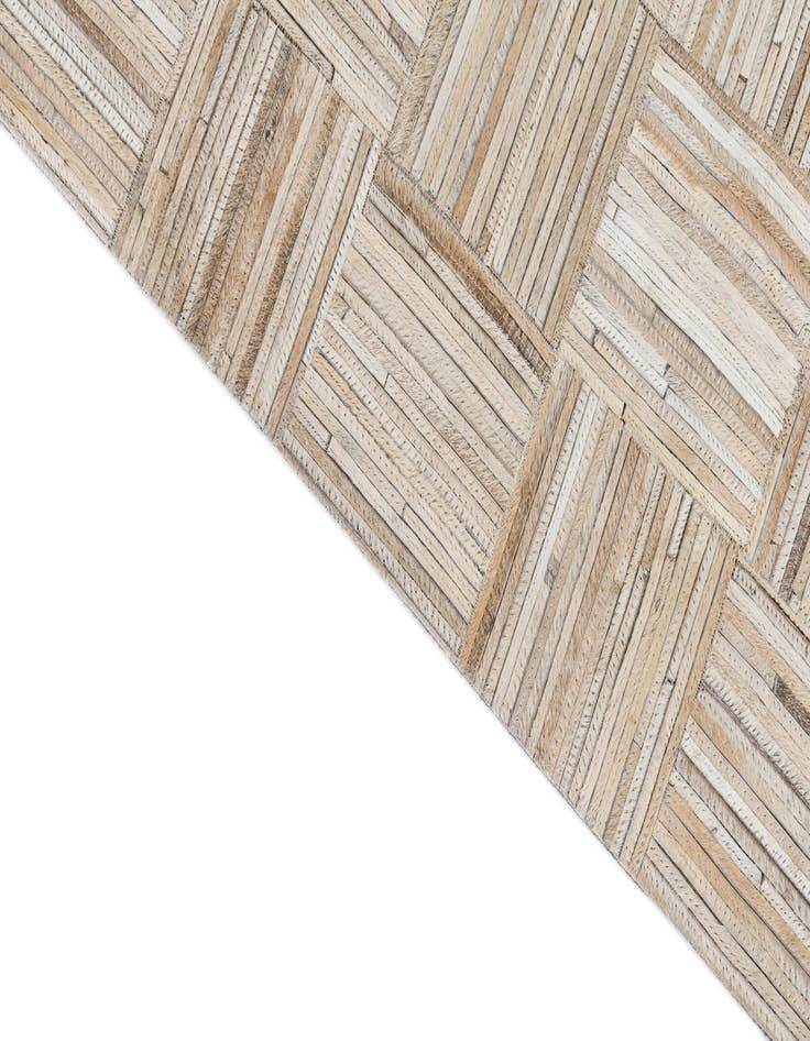 Detail image of  5' x 7' 10 Cowhide Leather Rug