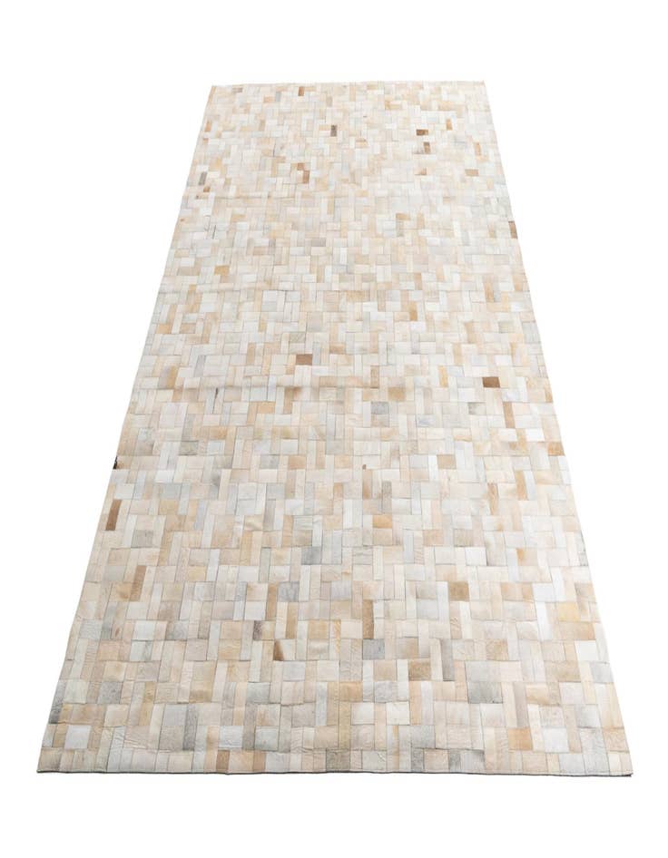 Detail image of  8' 1 x 10' Cowhide Leather Rug