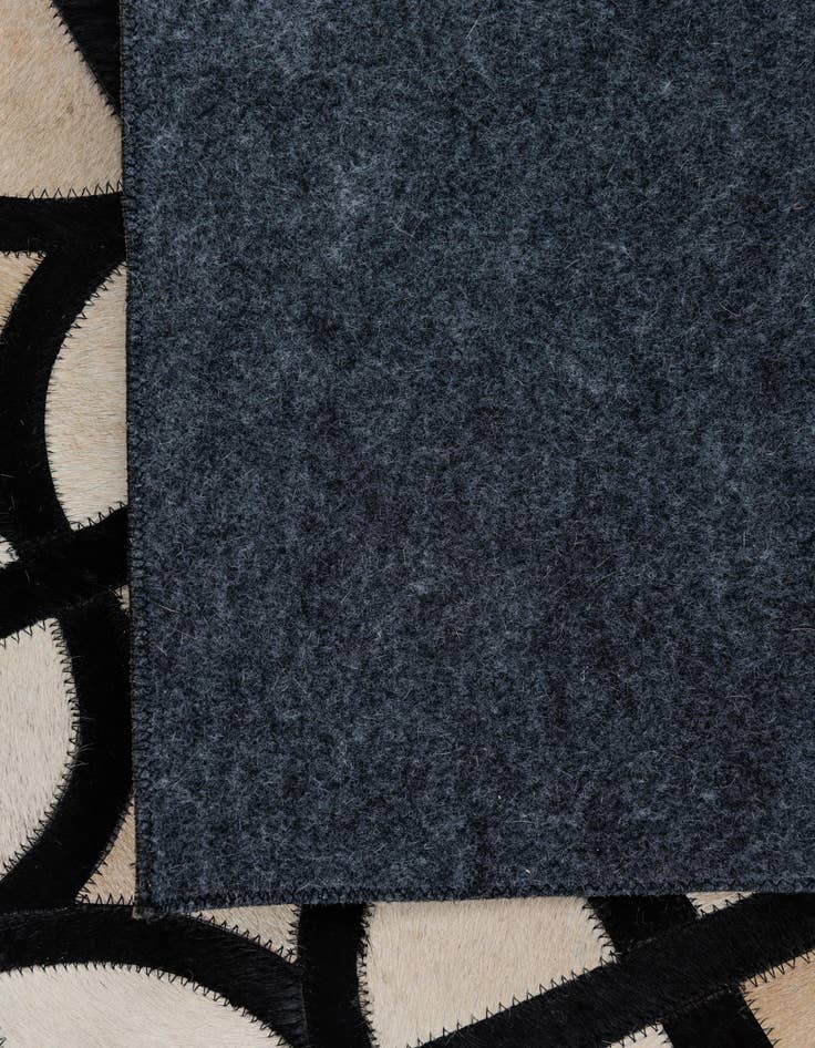 Detail image of  5' 2 x 8' Cowhide Leather Rug