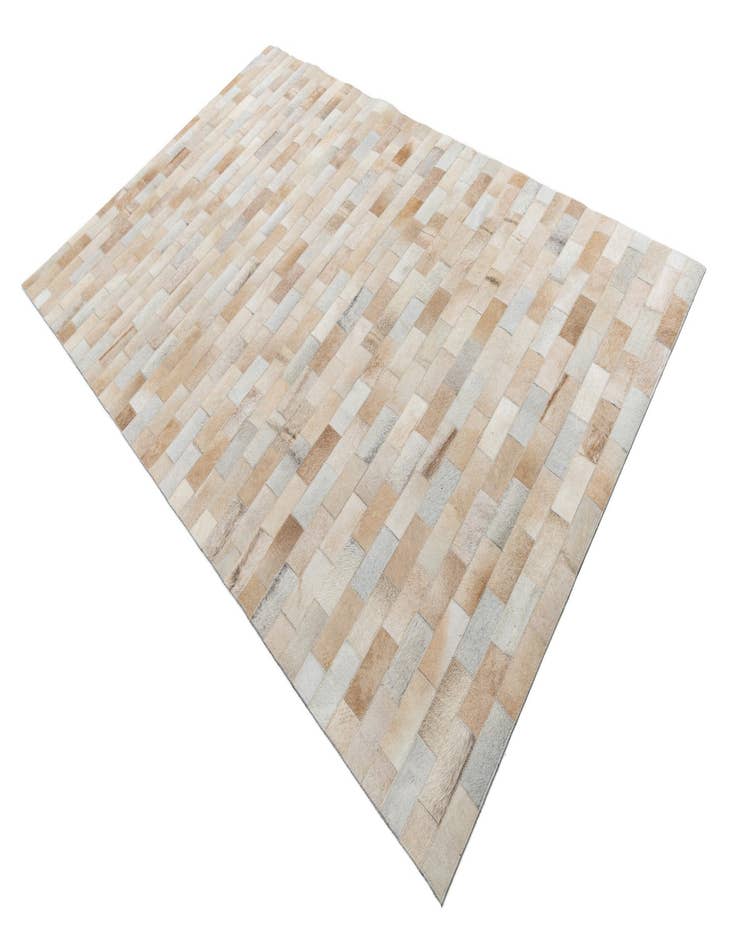 Detail image of  5' x 7' 9 Cowhide Leather Rug