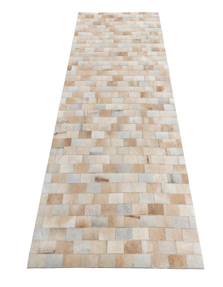 Detail image of  5' x 7' 9 Cowhide Leather Rug