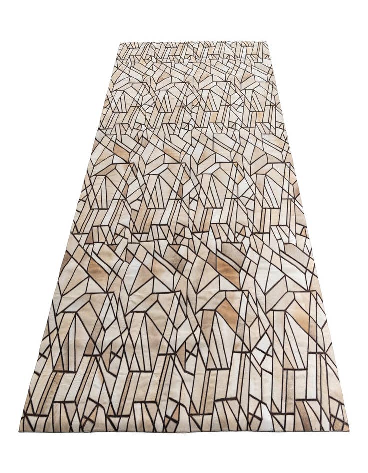 Detail image of  8' x 9' 10 Cowhide Leather Rug