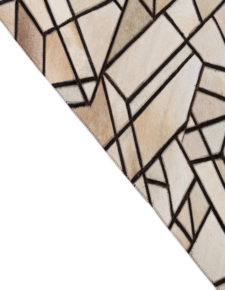 Detail image of  8' x 9' 10 Cowhide Leather Rug