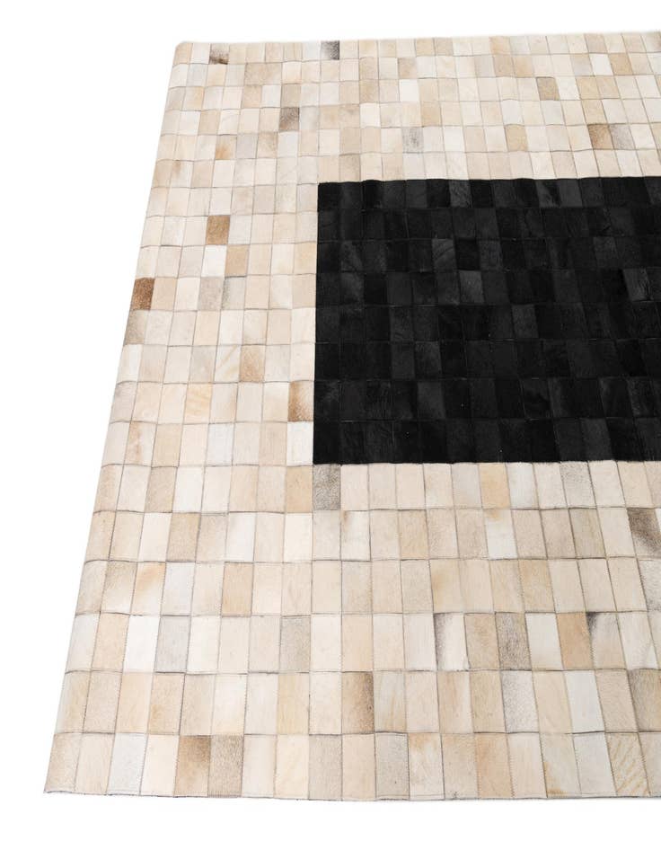 Detail image of  5' x 8' Cowhide Leather Rug
