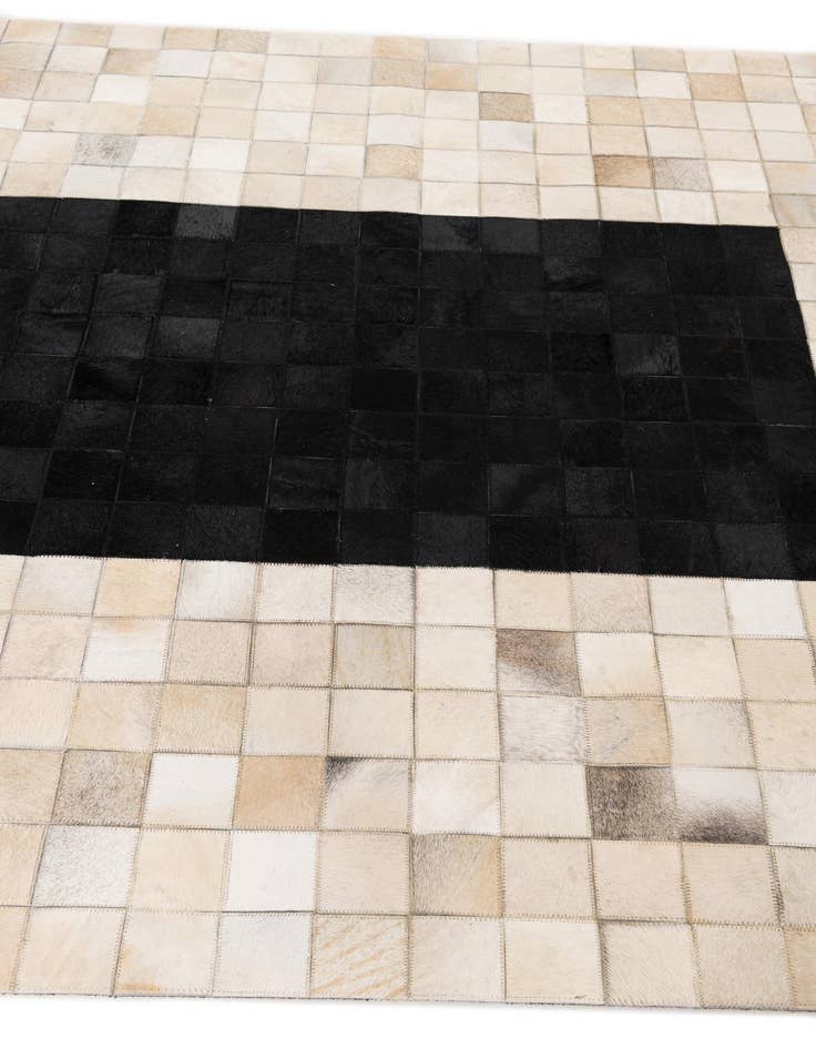 Detail image of  5' x 8' Cowhide Leather Rug