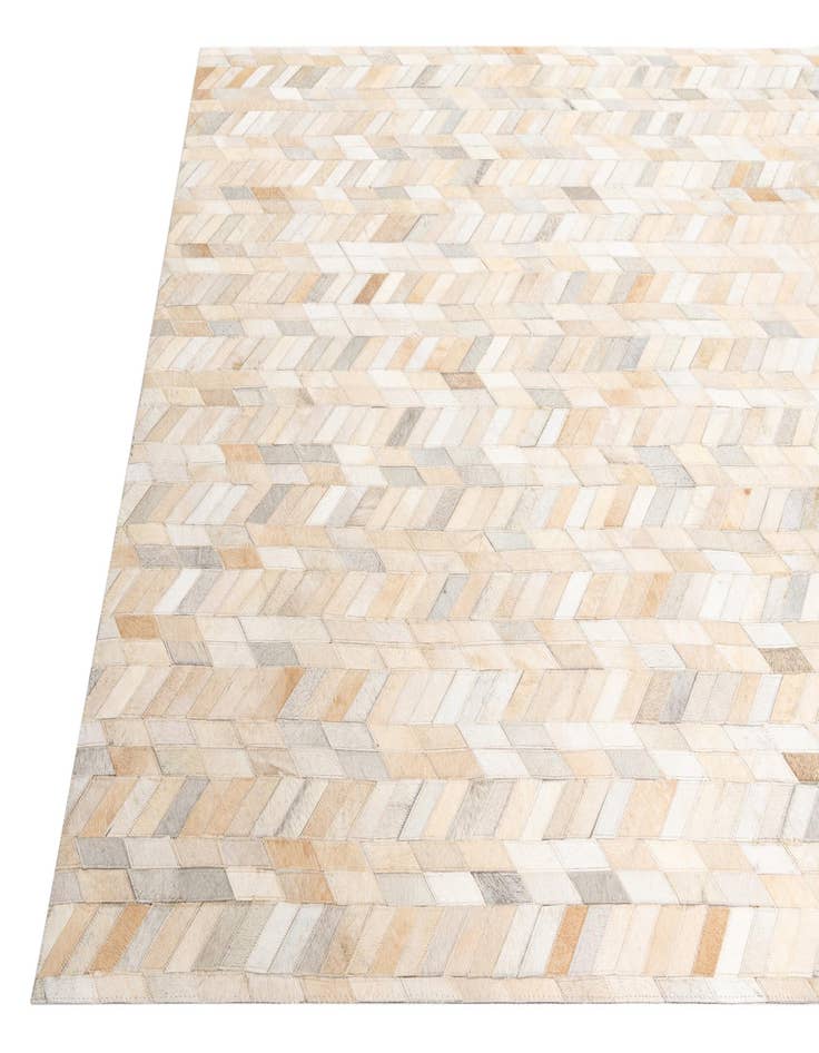 Detail image of  5' x 8' Cowhide Leather Rug