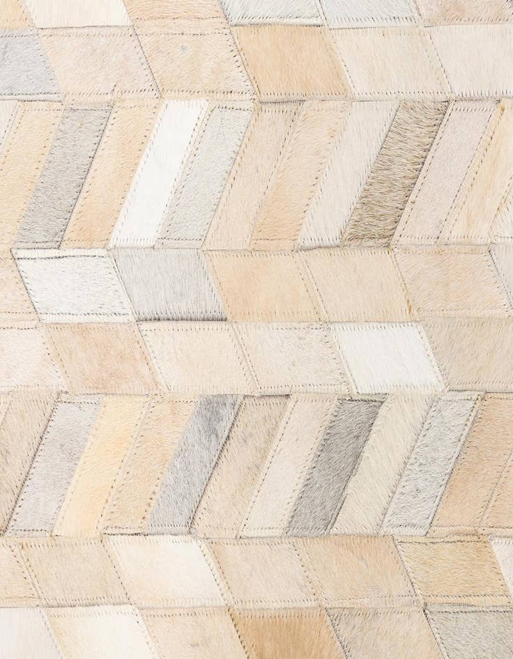 Detail image of  5' x 8' Cowhide Leather Rug