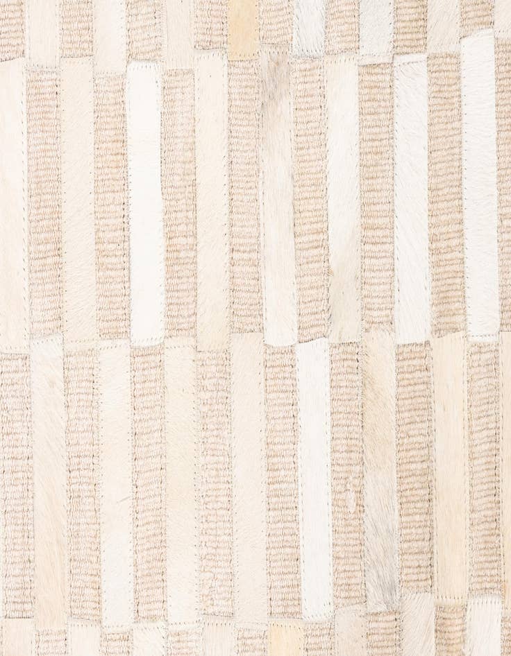 Detail image of  3' 10 x 5' 10 Cowhide Leather Rug