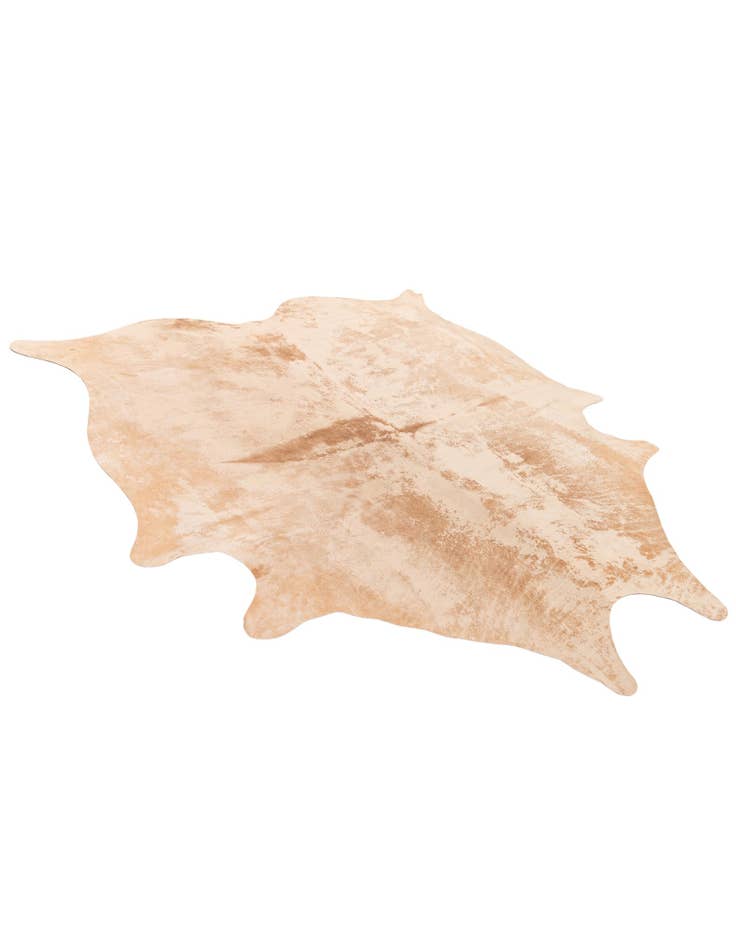 Detail image of  6' 6 x 7' 7 Cowhide Leather Rug