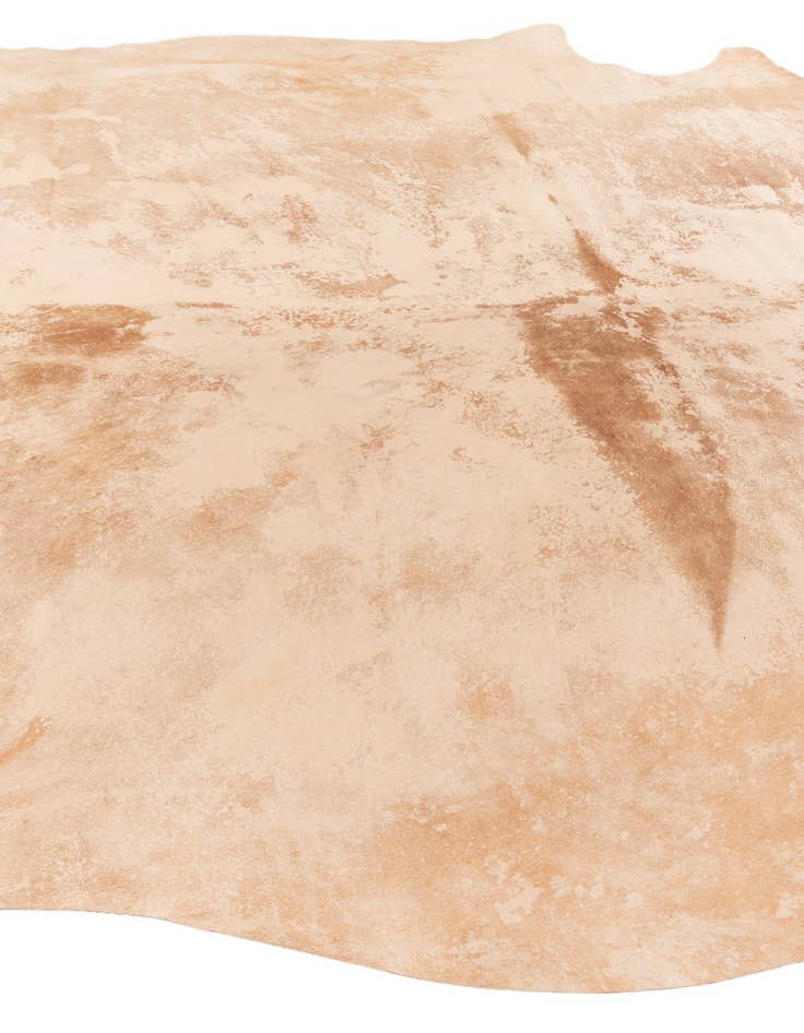 Detail image of  6' 6 x 7' 7 Cowhide Leather Rug