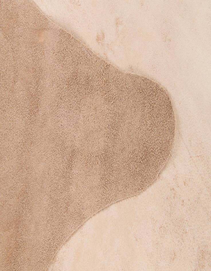 Detail image of  5' 11 x 7' 1 Cowhide Leather Rug