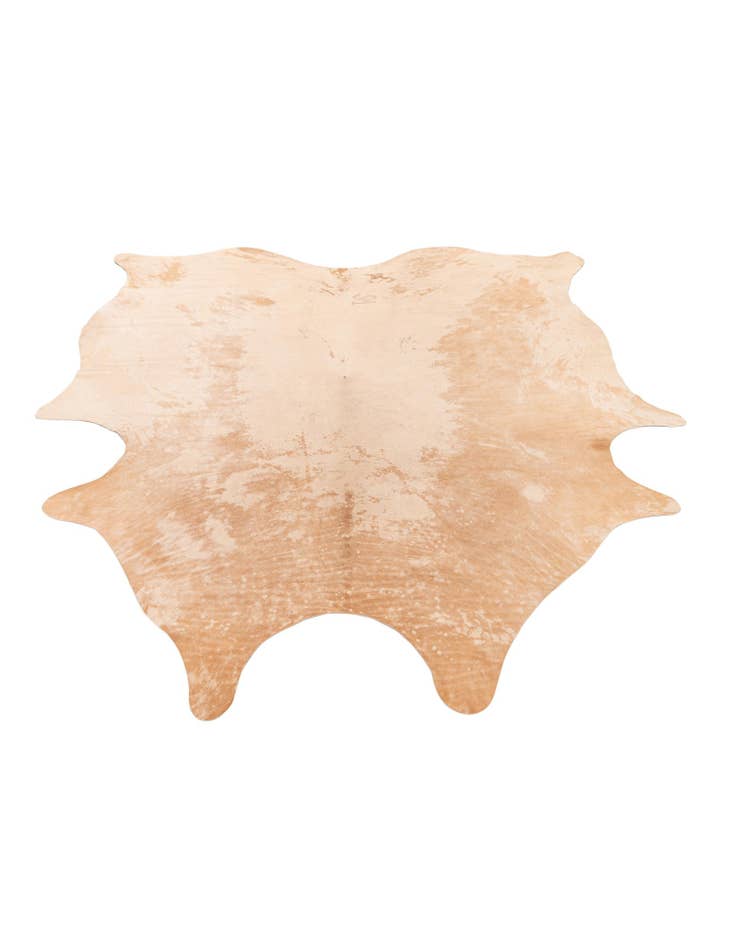 Detail image of  6' 6 x 7' 6 Cowhide Leather Rug