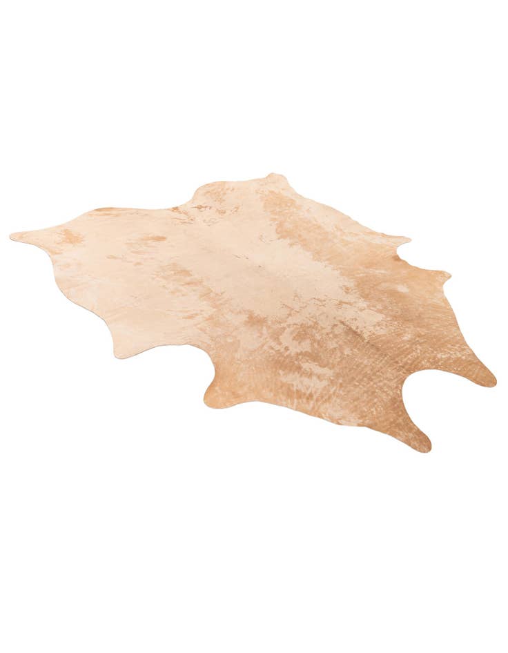 Detail image of  6' 6 x 7' 6 Cowhide Leather Rug