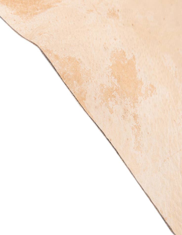 Detail image of  6' 6 x 7' 6 Cowhide Leather Rug