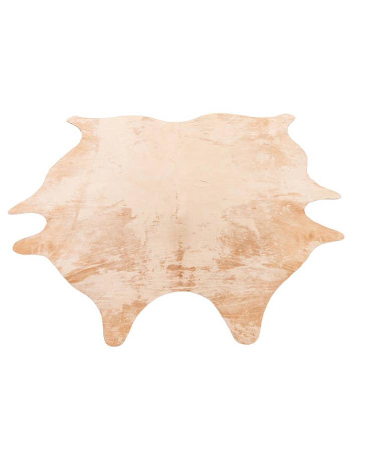 Detail image of  6' 6 x 7' 3 Cowhide Leather Rug