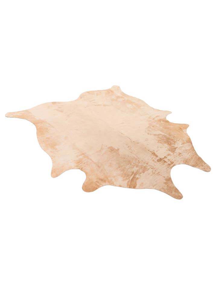 Detail image of  6' 6 x 7' 3 Cowhide Leather Rug