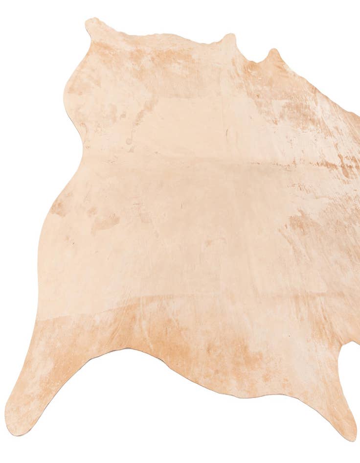 Detail image of  6' 6 x 7' 3 Cowhide Leather Rug