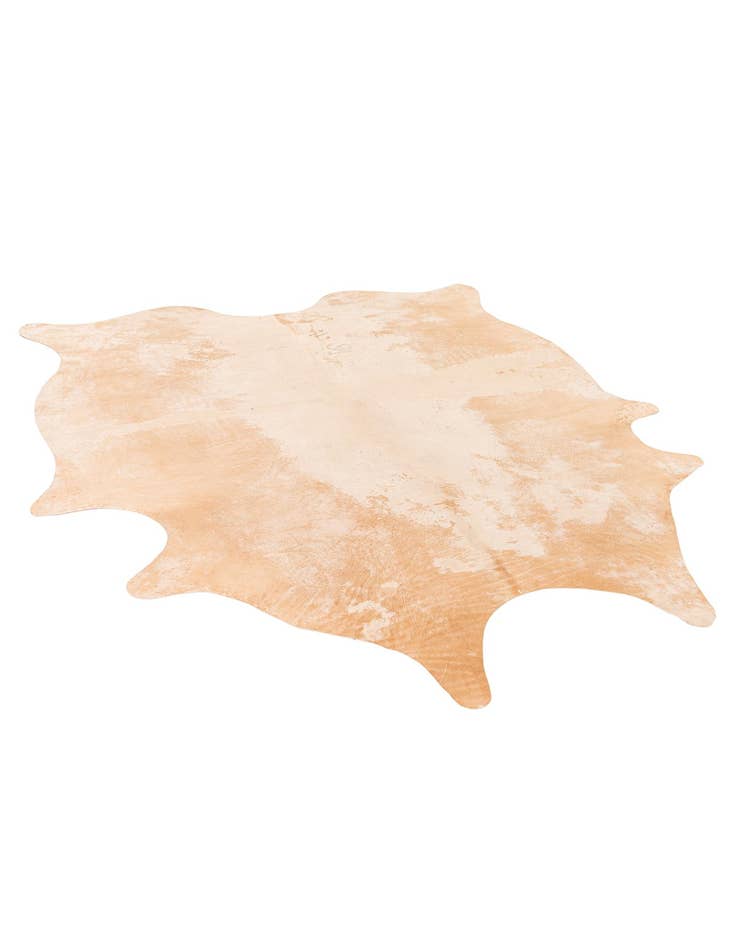 Detail image of  5' 10 x 7' Cowhide Leather Rug