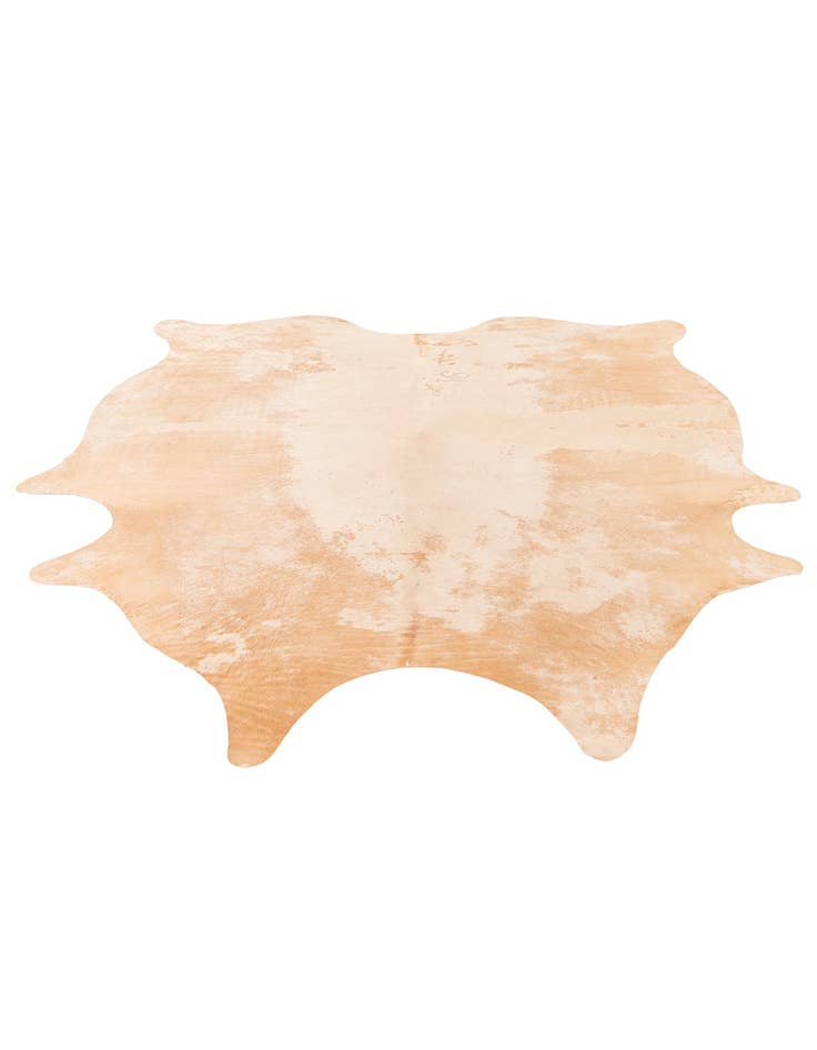 Detail image of  5' 10 x 7' Cowhide Leather Rug