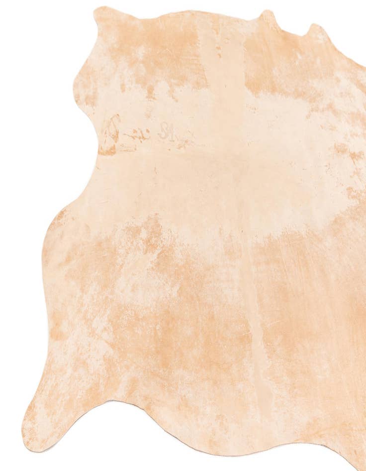 Detail image of  5' 10 x 7' Cowhide Leather Rug