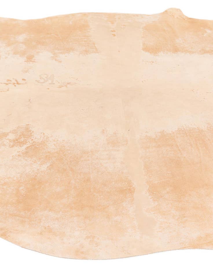 Detail image of  5' 10 x 7' Cowhide Leather Rug