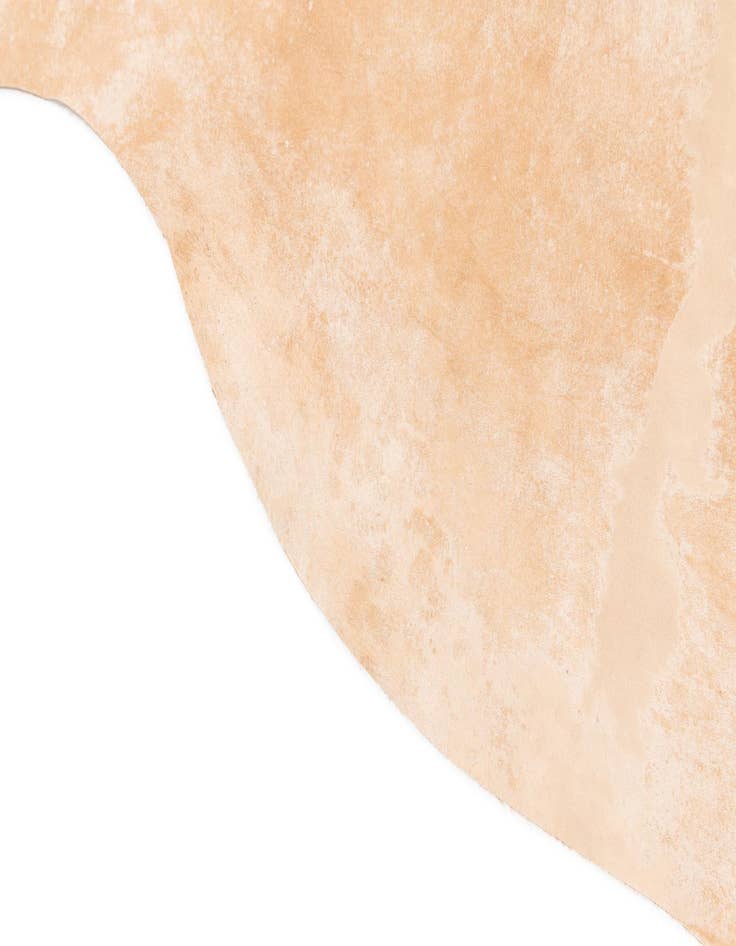 Detail image of  5' 10 x 7' Cowhide Leather Rug