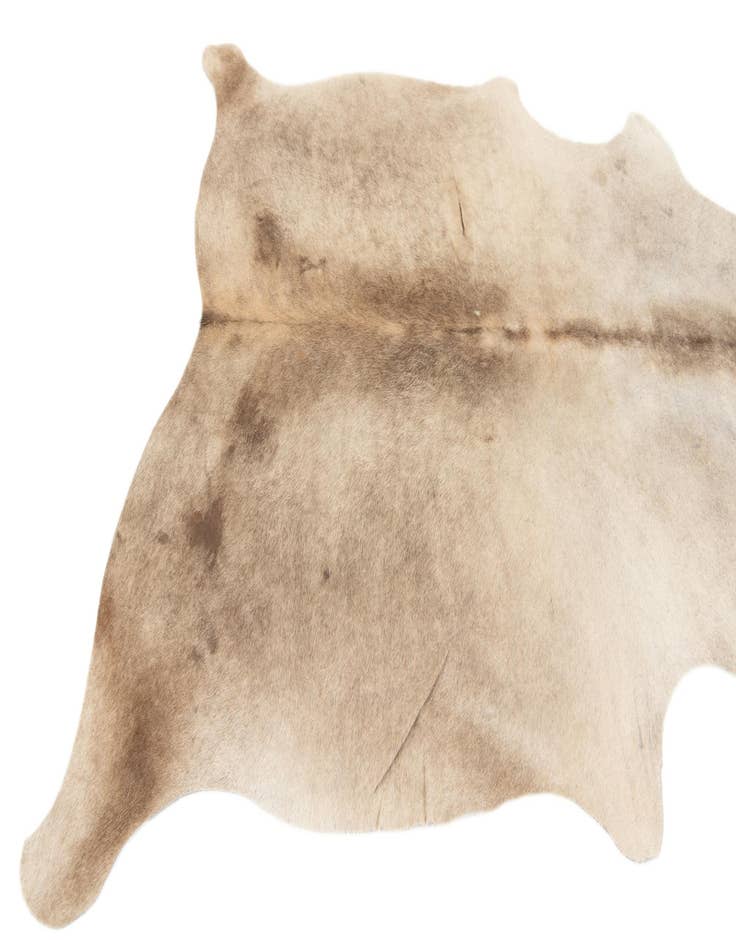 Detail image of  5' 4 x 6' 2 Cowhide Leather Rug