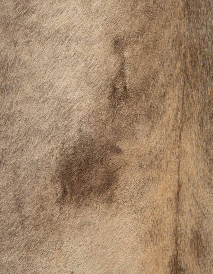 Detail image of  5' 4 x 6' 2 Cowhide Leather Rug