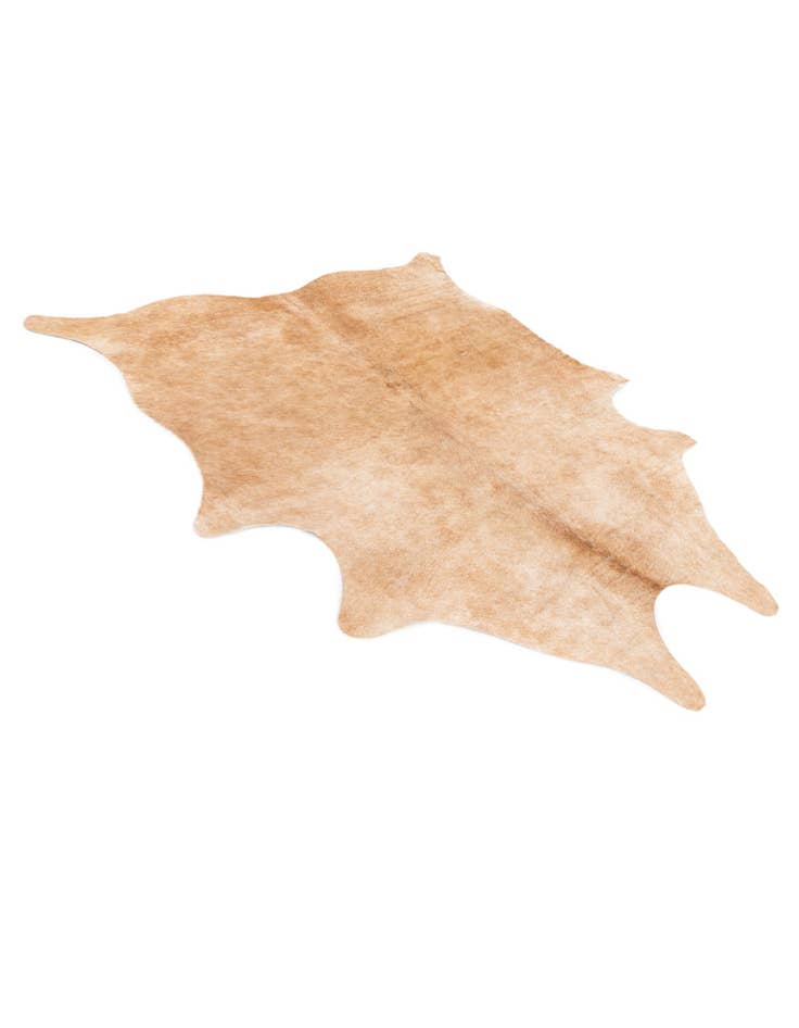 Detail image of  5' 5 x 6' 5 Cowhide Leather Rug