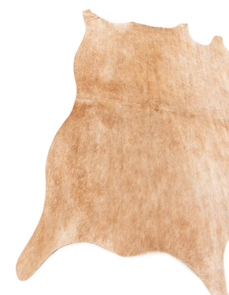 Detail image of  5' 5 x 6' 5 Cowhide Leather Rug