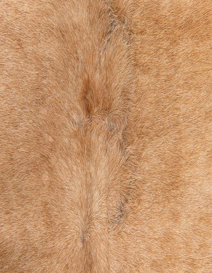 Detail image of  5' 5 x 6' 5 Cowhide Leather Rug