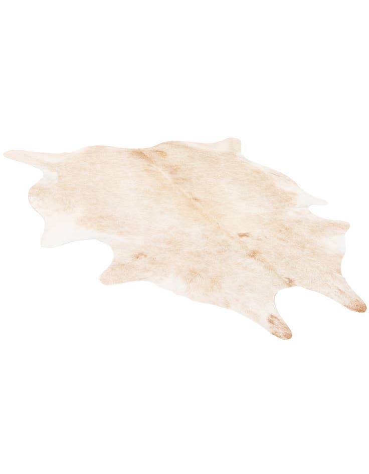 Detail image of  6' 9 x 7' 6 Cowhide Leather Rug