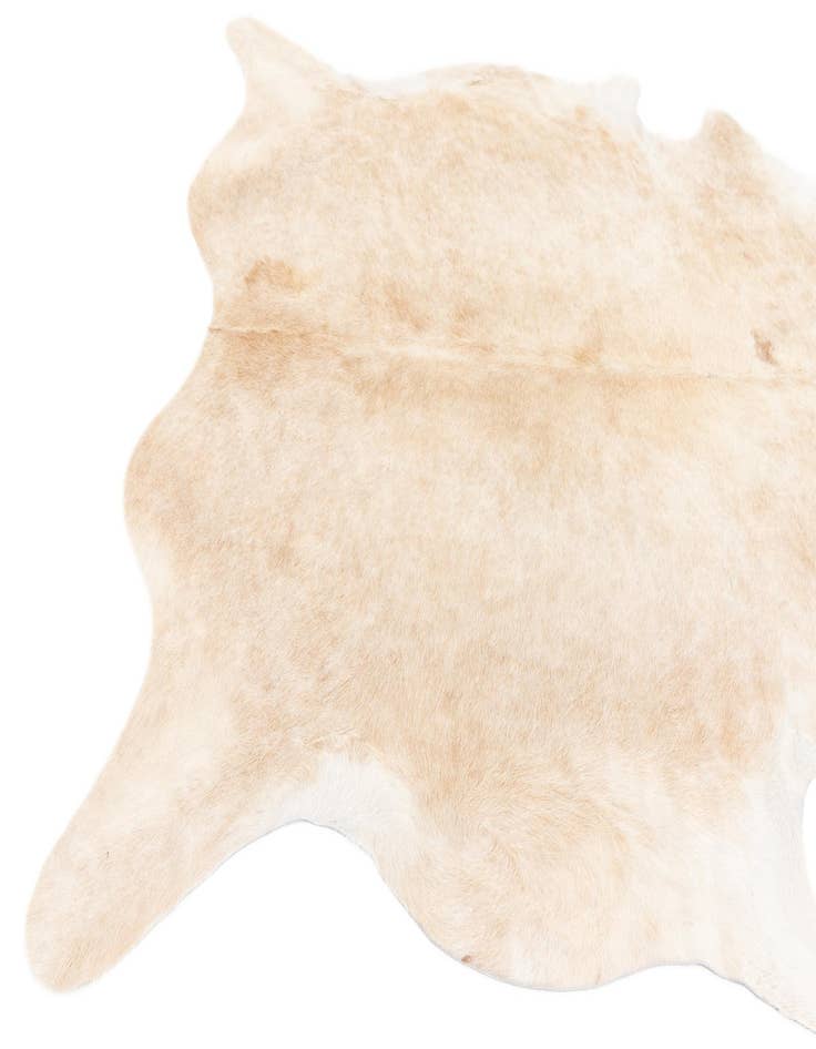 Detail image of  6' 9 x 7' 6 Cowhide Leather Rug