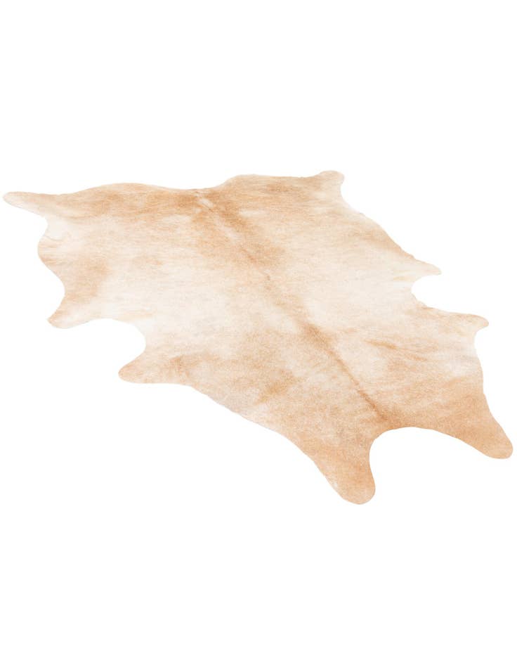 Detail image of  6' 7 x 7' 7 Cowhide Leather Rug
