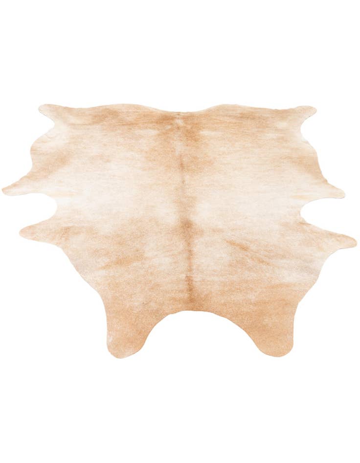Detail image of  6' 7 x 7' 7 Cowhide Leather Rug
