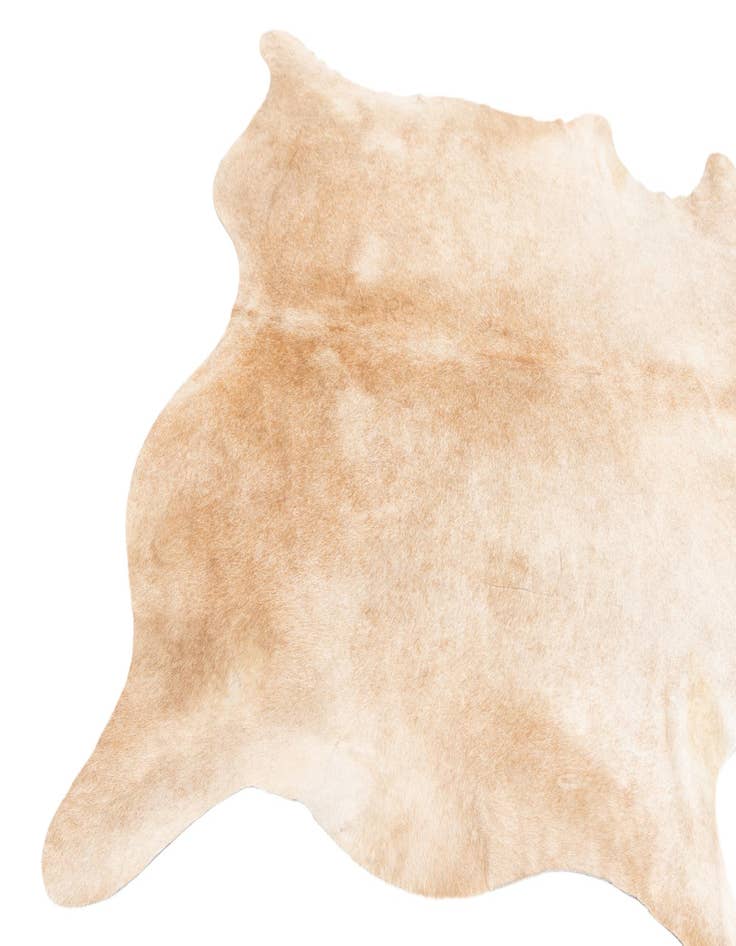 Detail image of  6' 7 x 7' 7 Cowhide Leather Rug